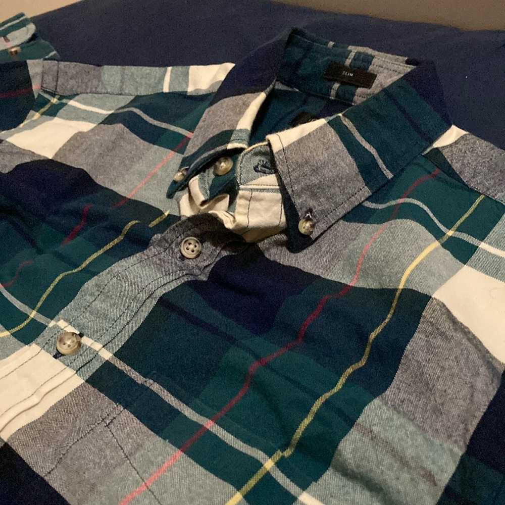 Mens J. Crew Oxford Shirt Button Down